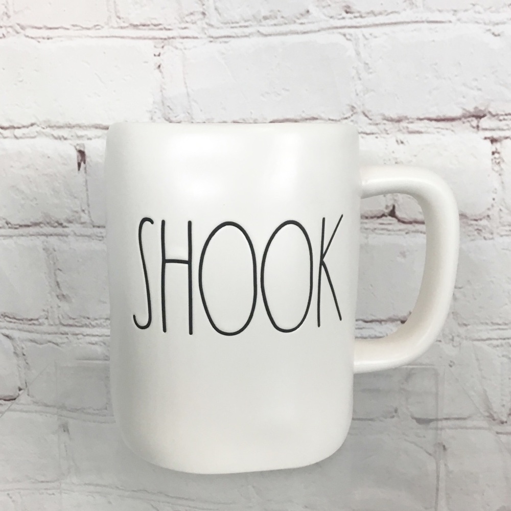 🚨FLASH SALE🚨Rae Dunn “SHOOK” coffee mug